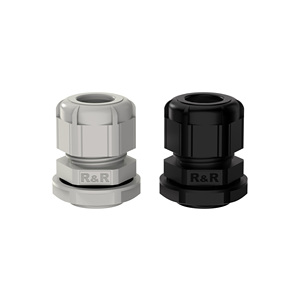 Tùy chỉnh Nylon Cable glands IP68 nhựa không thấm nước dây kết nối trong Kích cỡ M8 M10 M12 M16 M20 M25 M32 M40 M50 M63" - Product Image 1