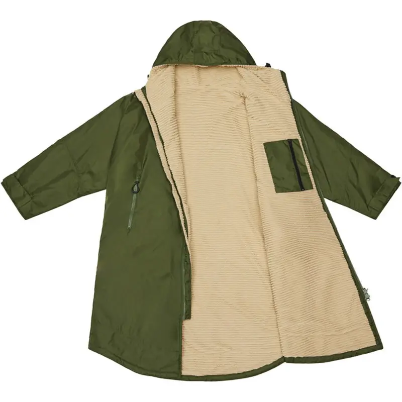 Surf Poncho Jas Veranderende Jas Lange Mouw Waterdicht Oversized Zwem En Surf Parka Jas