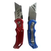 Couteau de poche industriel ergonomique et durable pour travaux extérieurs, lame à changement rapide, couteau pliant, outil utilitaire extérieur, OEM