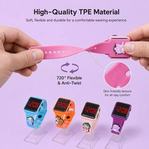 Orologio Digitale LED per <span class=keywords><strong>Bambini</strong></span> con Personaggi dei Cartoni Animati, Divertente Orologio Elettronico per Ragazzi e Ragazze, Regalo per <span class=keywords><strong>Bambini</strong></span> - Product Image 4