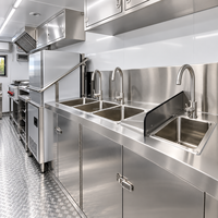 ETODEVICE Cuisine mobile personnalisée en conteneur de 20 pieds ou 40 pieds, restaurant commercial en conteneur maritime avec équipement de cuisine complet