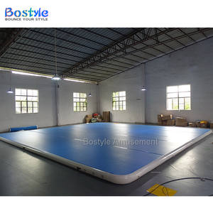 Haute qualité 15mm d'épaisseur PVC <span class=keywords><strong>AirTrack</strong></span> <span class=keywords><strong>GYM</strong></span> gymnastique <span class=keywords><strong>tapis</strong></span> de sol gonflable pour acrobaties Air Tracks - Product Image 1