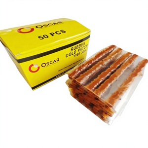 Lot de 50 mèches de réparation professionnelles en caoutchouc pour pneus tubeless – Idéal pour l'entretien et la réparation de voitures, camions, motos, VUS – Outil de garage et atelier – Pièce de rechange - Product Image 1