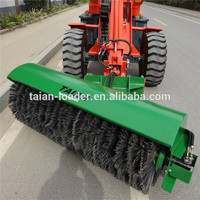 TAIAN marque balayeuse hydraulique brosse rotative pour chargeur ou tracteur