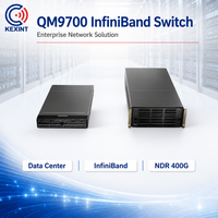 Haute densité QM9700 1U NDR 400 Gb/s 64 ports 32 ports OSFP 2 commutateur Internet réseau NDR InfiniBand
