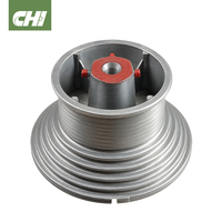 CHI Tambour de câble de porte de garage, remplacement pour levage haute performance, en aluminium, avec arbre de 1 pouce, paire de ressorts de torsion, OEM, vente en gros, garantie 3 ans, durable