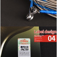 Alice Electric Bass String Set A607 Four-String Upgrade Practice Strings Coated Steel Nickel Plated Alloy for Acoustic Guitar