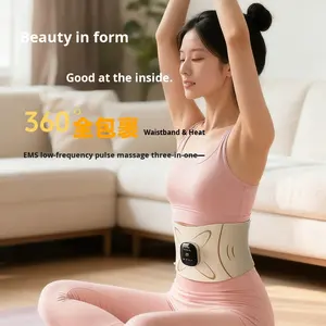 Массажер для талии EMS с подогревом, перезаряжаемый, с функцией тепловой компрессии, для массажа матки, премиум-качество, YM-03, Китай - Product Image 3