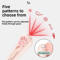 Pointeur laser multifonctionnel écologique rechargeable par USB, porte-clés, jouet pour chat, pointeur laser pour animaux de compagnie