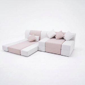 <span class=keywords><strong>Canapé</strong></span> modulaire en velours sans cadre avec logo personnalisé, emballé en rouleau, livré en boîte, <span class=keywords><strong>canapé</strong></span> sectionnel à expansion rapide pour studio - Product Image 5