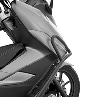 Protection de moteur avant et arrière en acier à haute teneur en carbone, antirouille, durable, avec placage électrolytique noir, pour moto UHR150