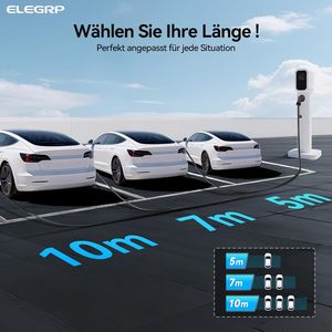 Câble de charge ELEGRP 11KW EV <span class=keywords><strong>Type</strong></span> <span class=keywords><strong>2</strong></span>, 5M 16A triphasé, <span class=keywords><strong>Type</strong></span> <span class=keywords><strong>2</strong></span> à <span class=keywords><strong>Type</strong></span> <span class=keywords><strong>2</strong></span> <span class=keywords><strong>Mode</strong></span> <span class=keywords><strong>3</strong></span> Câble de charge avec sac pour voiture électrique EV/PHEV - Product Image 4