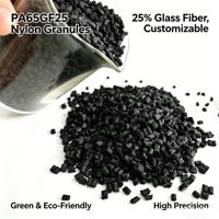 Gránulos de Poliamida 66 PA66 GF25 Resistentes a Impactos, Pellets de Nylon Reforzado para Carcasas de Herramientas Eléctricas Profesionales y Equipos Portátiles