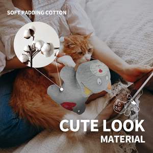 AFP Camling Puppy Heart Beat juguete de peluche con sonido de latido del corazón Inteactive perro gato ansiedad estrés alivio sueño ayuda juguete para todas las mascotas - Product Image 2