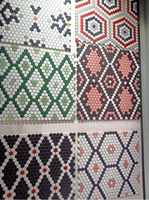 Foshan fait à la main bricolage motif coloré carré hexagone fleur en céramique mosaïque murale carrelage salle de bain cuisine sol décoration murale