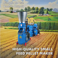 Machine à fabriquer des granulés d'aliments pour volailles modèle 180, nouvelle, à matrice plate, granulateur d'aliments pour animaux, pelletiseur 220V