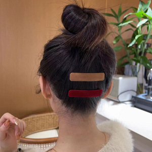 ชุดคลิปผมโฟลเดอร์สีลูกกวาดมีช่องใส่แม่เหล็กกล่องบรรจุภัณฑ์ด้านหลังของบัตรอย่างง่ายอุปกรณ์เสริมคลิปผมออก - Product Image 5