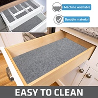 Doublure de tiroir d'étagère en feutre imperméable antidérapant absorbant de qualité supérieure pour armoires de cuisine armoires