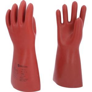 KS TOOLS Gant de protection d'électricien avec protection mécanique et thermique, taille 10, classe 1, rouge - Product Image 1