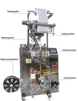 Machine d'emballage automatique multifonction pour sachets de ketchup, sauce chili et miel liquide, avec emballage en sachet de forme spéciale