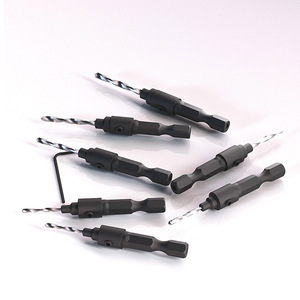 ZHCY Countersink Drill Bit 6mm Hex Shank 5Pcs Bright Finish For Woodworking And Nonferrous Metals - Product Image 3