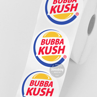 Etiquetas Autoadhesivas Impermeables para Vasos de Leche, Diseño Privado, Etiquetas Transparentes de PP Personalizadas con Logotipos en Rollos