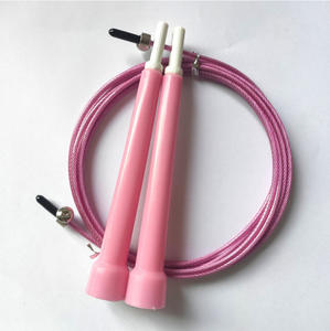 <span class=keywords><strong>Corde</strong></span> à <span class=keywords><strong>sauter</strong></span> professionnelle personnalisée en PVC avec poids en fil d'acier pour l'entraînement physique, la gym à domicile, l'exercice en plastique pour adultes - Product Image 4