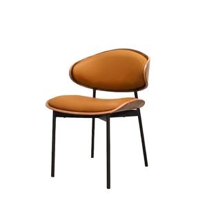 Chaise de salle à manger de style italien, luxe léger, design minimaliste moderne, pour café, hôtel, réception, zone de négociation, solide - Product Image 5