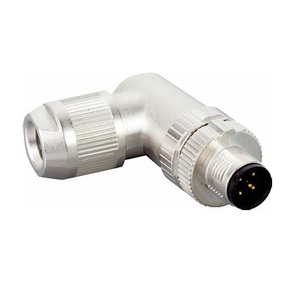 Connecteur mâle M12 4 broches coudé STE1204WZ d'origine, neuf, type de connexion A, décodé pour PLC - Product Image 1