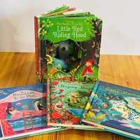 Série de livres de contes féériques anglais célèbres, Série de livres Magic Cave, Reliure parfaite, Couverture rigide, Papier cartonné, Livres pop-up pour tout-petits
