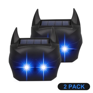 เครื่องไล่สัตว์ออกหากินเวลากลางคืนพลังงานแสงอาทิตย์เพื่อรักษาสัตว์ป่าให้ห่างจากไฟ LED สีแดงไล่ล่ากันน้ำสำหรับสวนฟาร์ม - Product Image 5