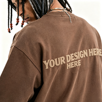 T-shirts en coton lourd 100% 280G, impression à la demande, t-shirt pour homme avec impression 3D personnalisée en relief
