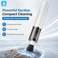 Aspirateur à main puissant sans fil rechargeable, mini aspirateur portable sans cordon, forte aspiration, aspirateur pour voiture