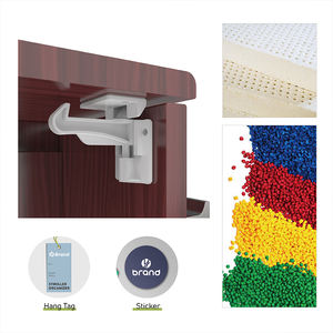 Ensemble de sécurité pour enfants : 4 pièces, bloque-portes pour placard et tiroir, installation facile, verrous pour bébés pour la sécurité à la maison - Product Image 3