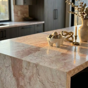PAIA STONE - Losa de Mármol Rosa Beige Natural para Baños y Cocinas, Paneles de Pared, Lavabos, Diseño Moderno, Impermeable y Pulido - Product Image 4