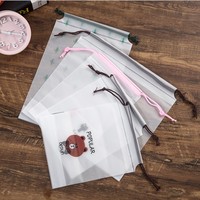 Expédition rapide personnalisée sac de rangement pour bikini vierge souple promotionnel à cordon de serrage emballage réutilisable par sublimation pour vêtements