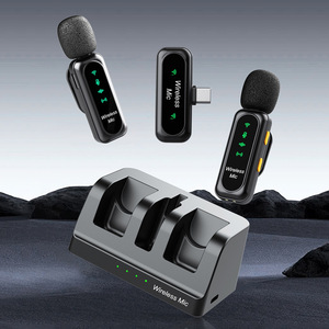 Nuevo Micrófono Lavalier Mini K7 con Base de Carga Tipo-C/iOS, Adecuado para Transmisiones en Vivo al Aire Libre y Grabación de Reuniones - Product Image 1