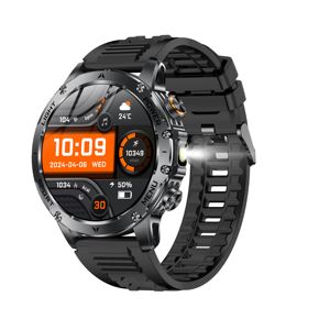 DF Ak87 2025 Nuevo Reloj Inteligente con Correa de Silicona y Acero, Pantalla Redonda Grande, Monitor de Actividad Física, Más de 100 Modos Deportivos, Función de Llamadas - Product Image 3