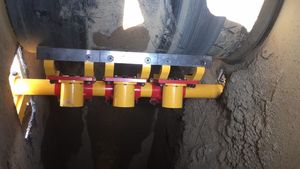 TEAM WORK Conveyor Tungsten Carbide Alloy Cleaner For Belt Cleaner For Construction &amp; Mining - Product Image 2