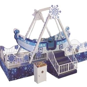 Conception de flocons de neige Offre Spéciale Prince charmant petit bateau pirate 12 sièges pour enfants - Product Image 2