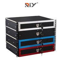 XINMING 2U/3U Flight case professionnel simple à tiroirs pour microphone