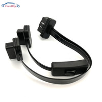 35CM OBD 2 Splitter Extension 1 à 2 avec Switch Y Câble Mâle Deux Port à Femelle ELM327 Outil de diagnostic automatique pour toute voiture