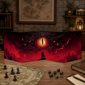 Écran DM pliable sur mesure à 4 panneaux pour maître de jeu de rôle, idéal pour les jeux de table et de société - Vente en gros - Product Image 2