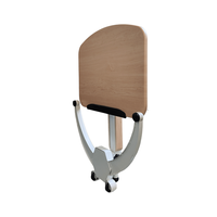 Nouveautés Table élévatrice pneumatique à colonne unique ergonomique à ressort à gaz avec roulettes pour canapé paresseux, table de chevet, bureaux d'ordinateur