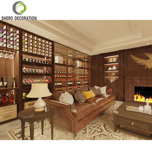 Vitrina de Exhibición de Cigarros de Cedro Español de Alta Calidad, Mueble para Sala de Fumadores, Vitrina de Vidrio Personalizada con Iluminación - Product Image 1