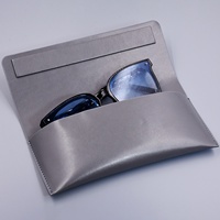 Étui de luxe personnalisé pour lunettes de soleil Bestpackaging, étui souple en cuir PU avec aimant, noir et blanc, pour lunettes optiques