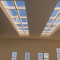 Panel de Luz Artificial para Interiores, Alto CRI, Ventana Empotrada de Aluminio, Simulación de Cielo Azul, Luz de Techo LED, Tragaluz Virtual para Taller