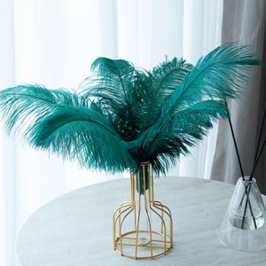 Plumes d'autruche brunes de qualité supérieure, naturelles, de 65-70 cm, pour artisanat DIY, mariages économiques et fournitures de fête - Product Image 2