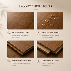Plancher en <span class=keywords><strong>bois</strong></span> massif en chêne <span class=keywords><strong>exotique</strong></span>, lames de <span class=keywords><strong>bois</strong></span> dur, couleur personnalisée, cuisine et salon modernes, antidérapant, écologique - Product Image 3