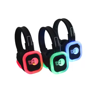 Auriculares Inalámbricos F39 de Alta Calidad con Distancia de Control de 500M, Auriculares Silenciosos para Fiestas, Transmisor Estéreo para Discoteca Silenciosa, Auriculares Deportivos con LED - Product Image 2